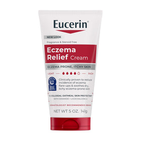 Eucerin front packaging 5oz tube showing product name and benefits