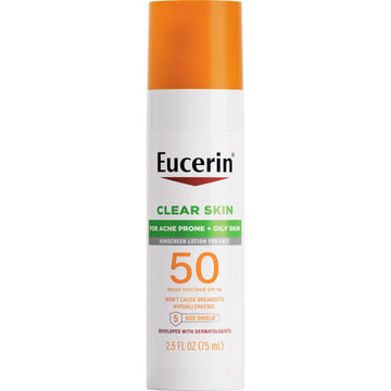Eucerin front packaging showing SPF 50 and matte finish benefits