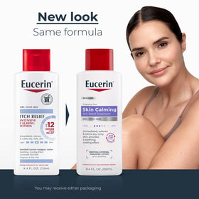 Eucerin pump and cap detail highlighting ease of controlled dispensing