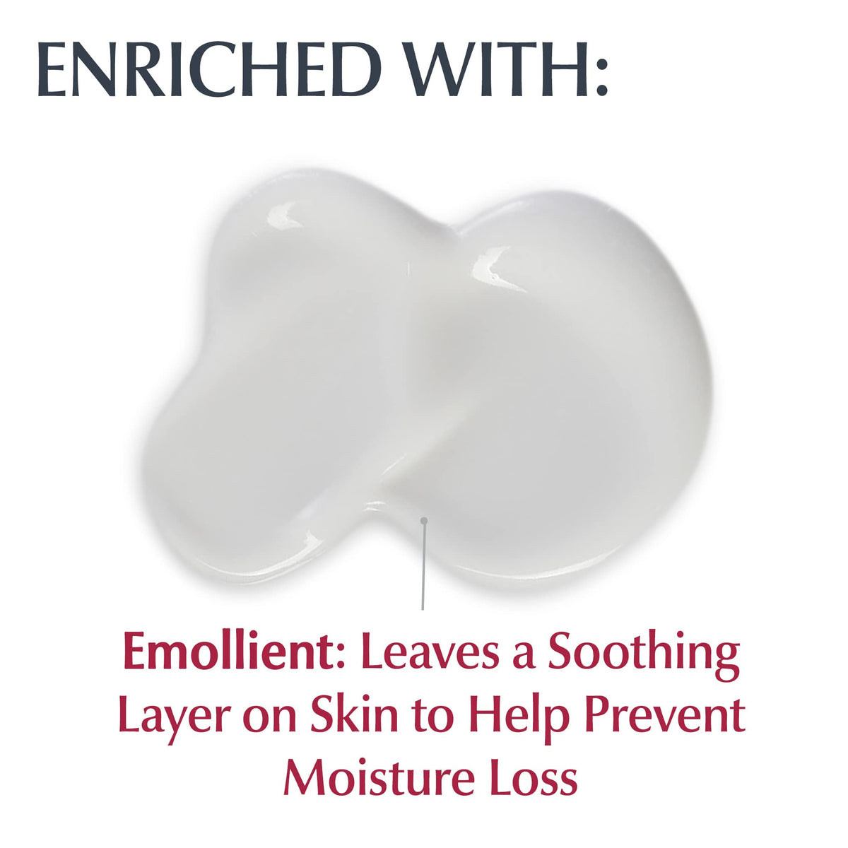 Rubbing Eucerin cream into foot heel demonstrating repair for rough, dry areas