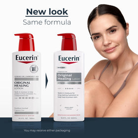 Eucerin pump dispenser close-up highlighting convenience and control