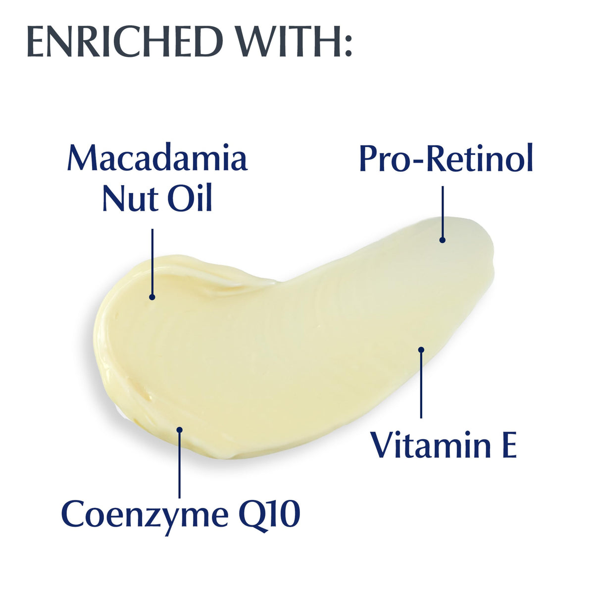 Eucerin close-up macadamia oil droplet representing deep moisturizing benefit