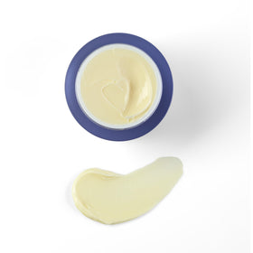 Eucerin jar next to cap showing packaging options for hygienic use