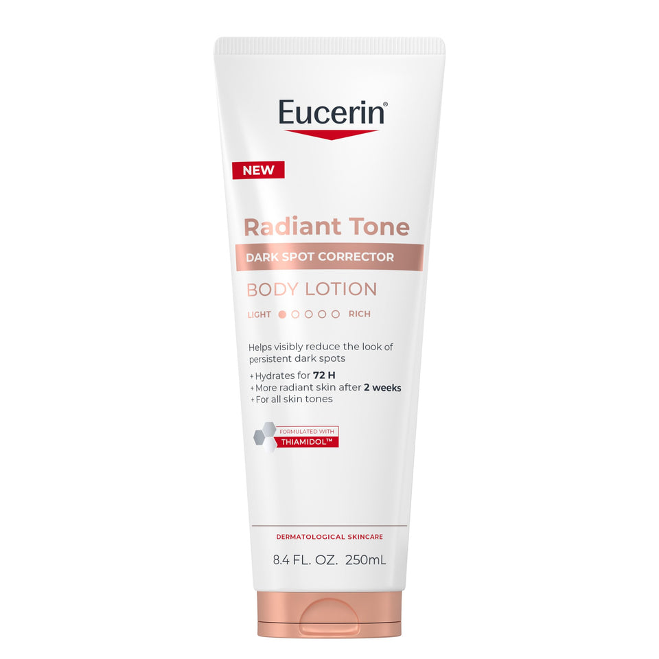 Eucerin front tube showing label and 8.4 fl oz size for clear product info