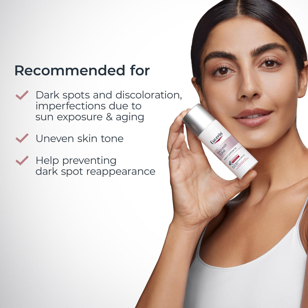 Eucerin on bathroom countertop in natural light for everyday use