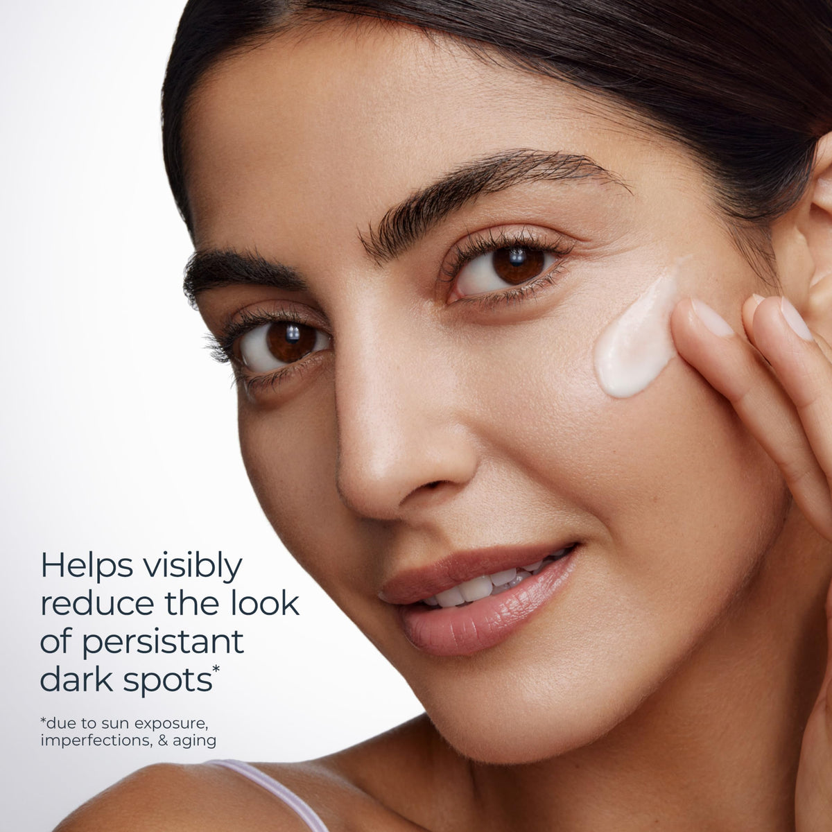 Eucerin product applied to skin demonstrating quick absorption