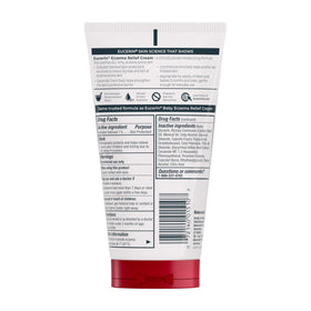 Eucerin products next to hand showing scale and convenient sizes