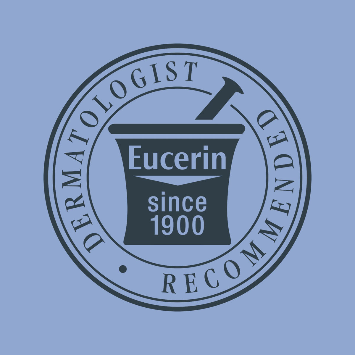 Eucerin product label close-up showing key ingredients and gentle formula