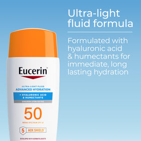 Eucerin pump and cap detail highlighting easy dispensing