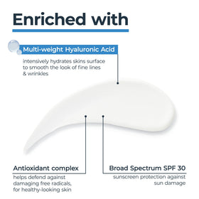 Eucerin cream texture close-up highlighting lightweight absorbency