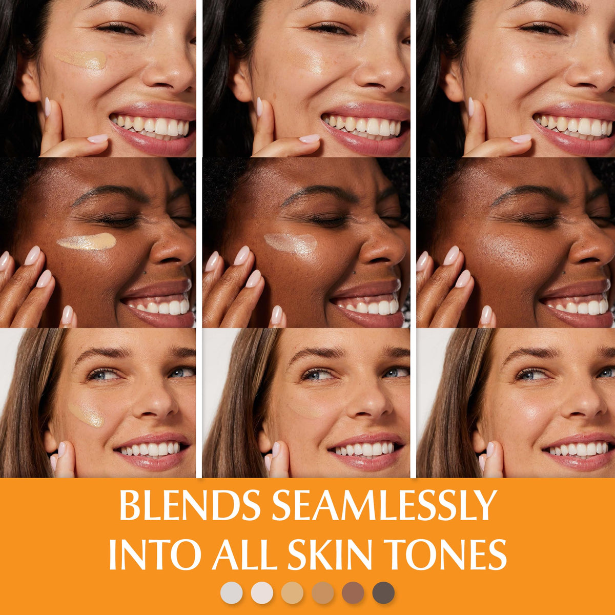 Eucerin applied on hand demonstrating sheer tint and blendability