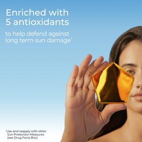 Eucerin pump dispensing sunscreen, easy application and controlled amount