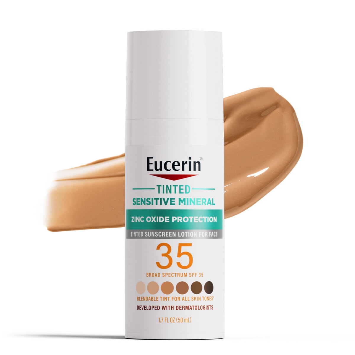 Eucerin front label showing product name and SPF 35 benefit