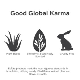 Eufora label close-up showing formulation details and color-protection benefit
