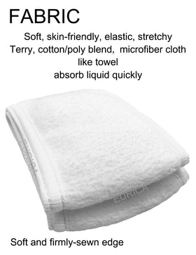 EUICAE close-up terry cloth texture showing soft absorbent fibers for comfortable wear