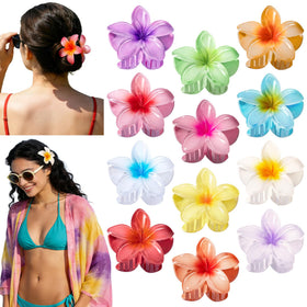 Eunhdet front packaging showing full 12-piece plumeria set and benefits