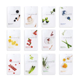 EUNYUL front packaging showing twelve-mask assortment and benefits