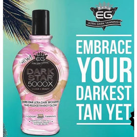 European Gold applied on skin in tanning bed illustrating even coverage for deeper color