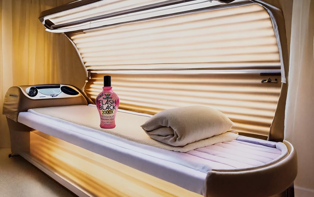 European Gold pouring lotion showcasing smooth texture for even indoor application