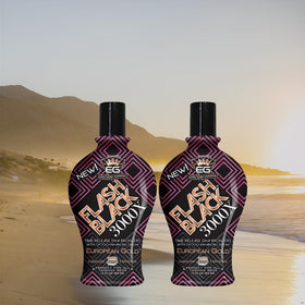 European Gold lotion texture close-up highlighting smooth, hydrating finish