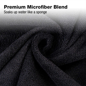 Eurow towel soaking water showing ultra absorbent performance