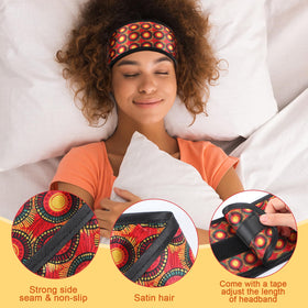 Eurzom colorful four wraps laid flat demonstrating size and color options