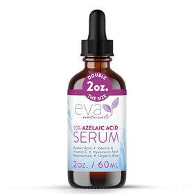 Eva Naturals front packaging showing 2 oz bottle and branding, clear cosmetic benefit