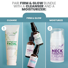 Eva Naturals boxed set styled as gift-ready skincare trio