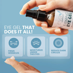 Eva Naturals close-up gel texture highlighting fast absorption benefit