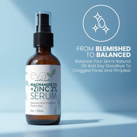 Eva Naturals on bathroom counter in routine illustrating daily use benefits