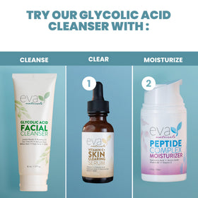 Eva Naturals included in a morning skincare routine for radiant results