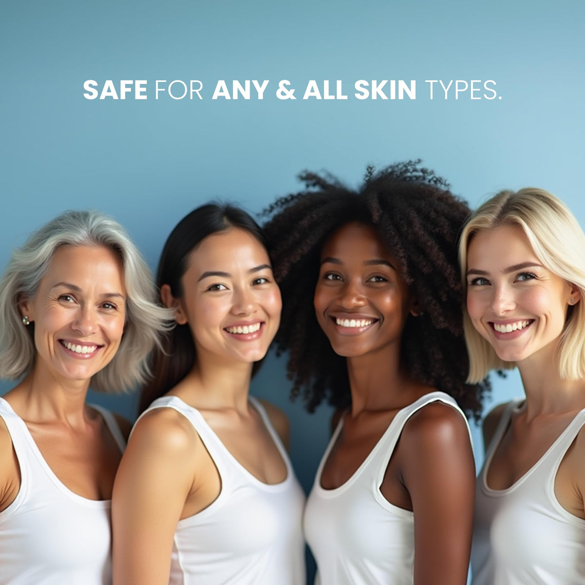 Eva Naturals mist landing on skin demonstrating fast refresh and lightweight hydration
