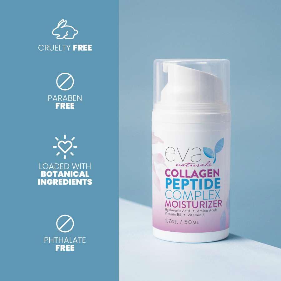 Eva Naturals packaging recyclable detail highlighting eco-conscious packaging benefit