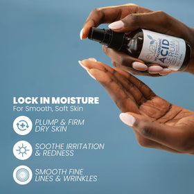 Eva Naturals pump dispenser close-up demonstrating easy controlled application