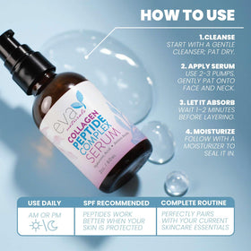 Eva Naturals serum applied on hand demonstrating quick absorption