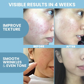 Eva Naturals serum texture close-up demonstrating lightweight, fast-absorbing hydration