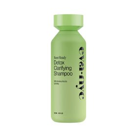 EVA·NYC front bottle of Detox Clarifying Shampoo showing label and size, promotes deep cleanse