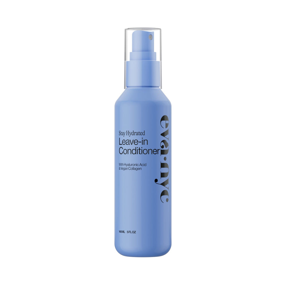 EVA·NYC front bottle showing label and jasmine scent, highlighting hydration benefit