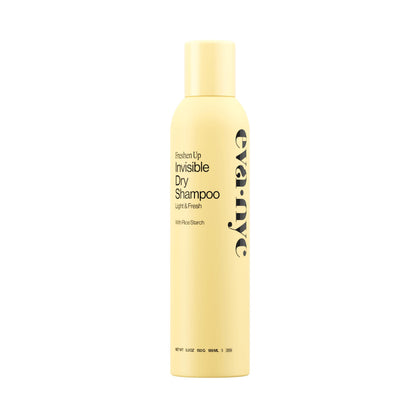 EVA·NYC front packaging shows invisible dry shampoo with benefits of oil control