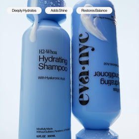 EVA·NYC violet rice water ingredient visual highlighting nourishment