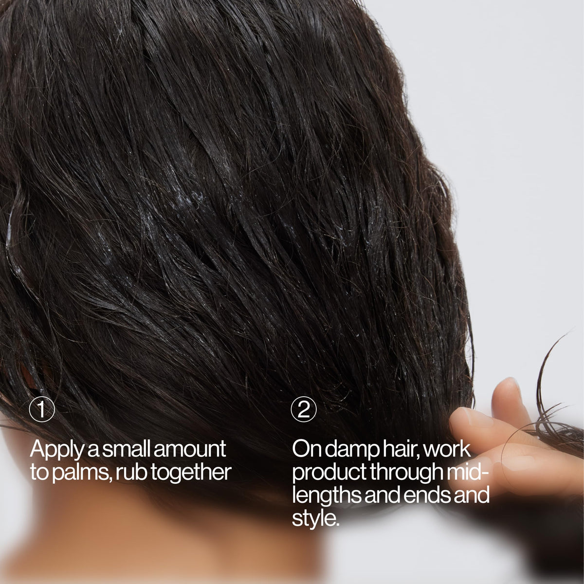 EVA·NYC label ingredients view emphasizing clean, silicone-free benefits