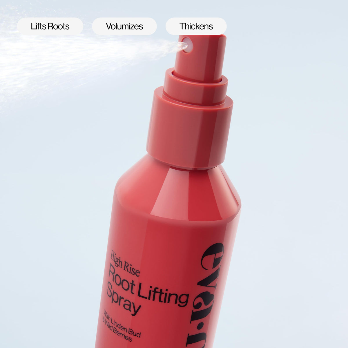 EVA·NYC bottle in hand displaying 5.4 fl oz size for portability