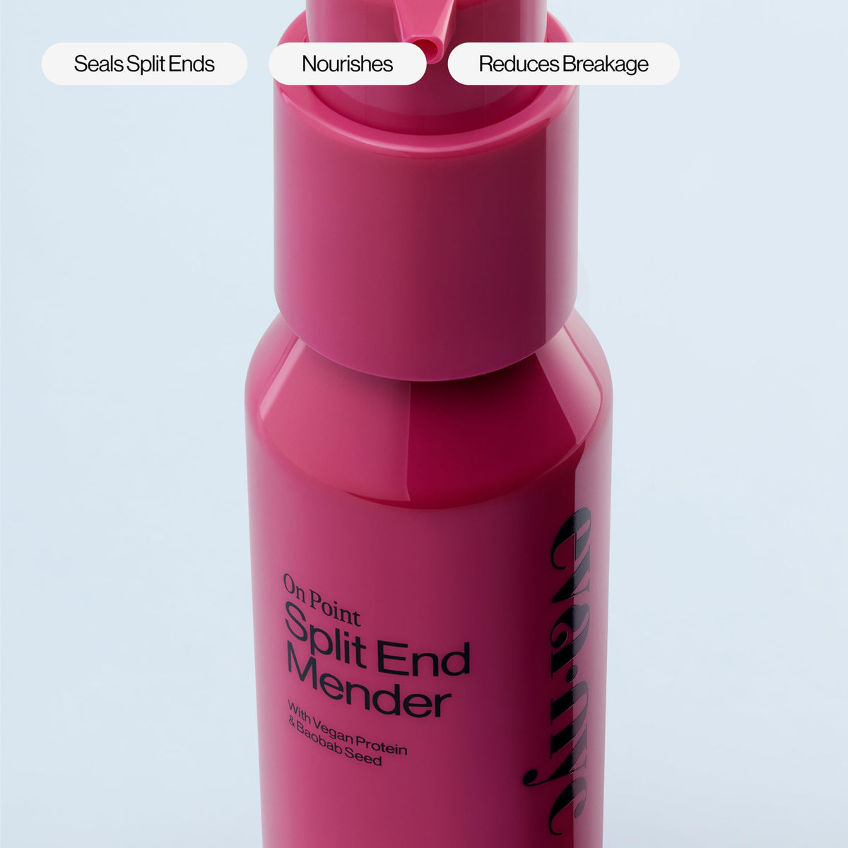 Eva NYC label and ingredient list close-up highlighting vegan protein and baobab