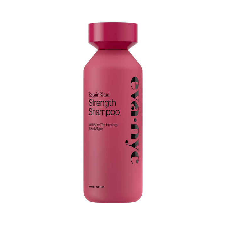 EVA·NYC front bottle showing Ritual Repair Shampoo and benefits