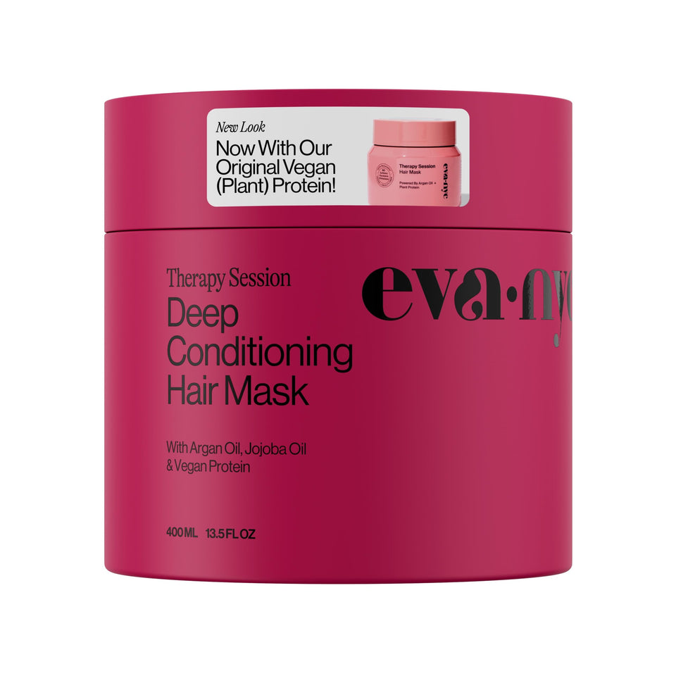 EVA·NYC front packaging showing jar and warm vanilla scent benefit