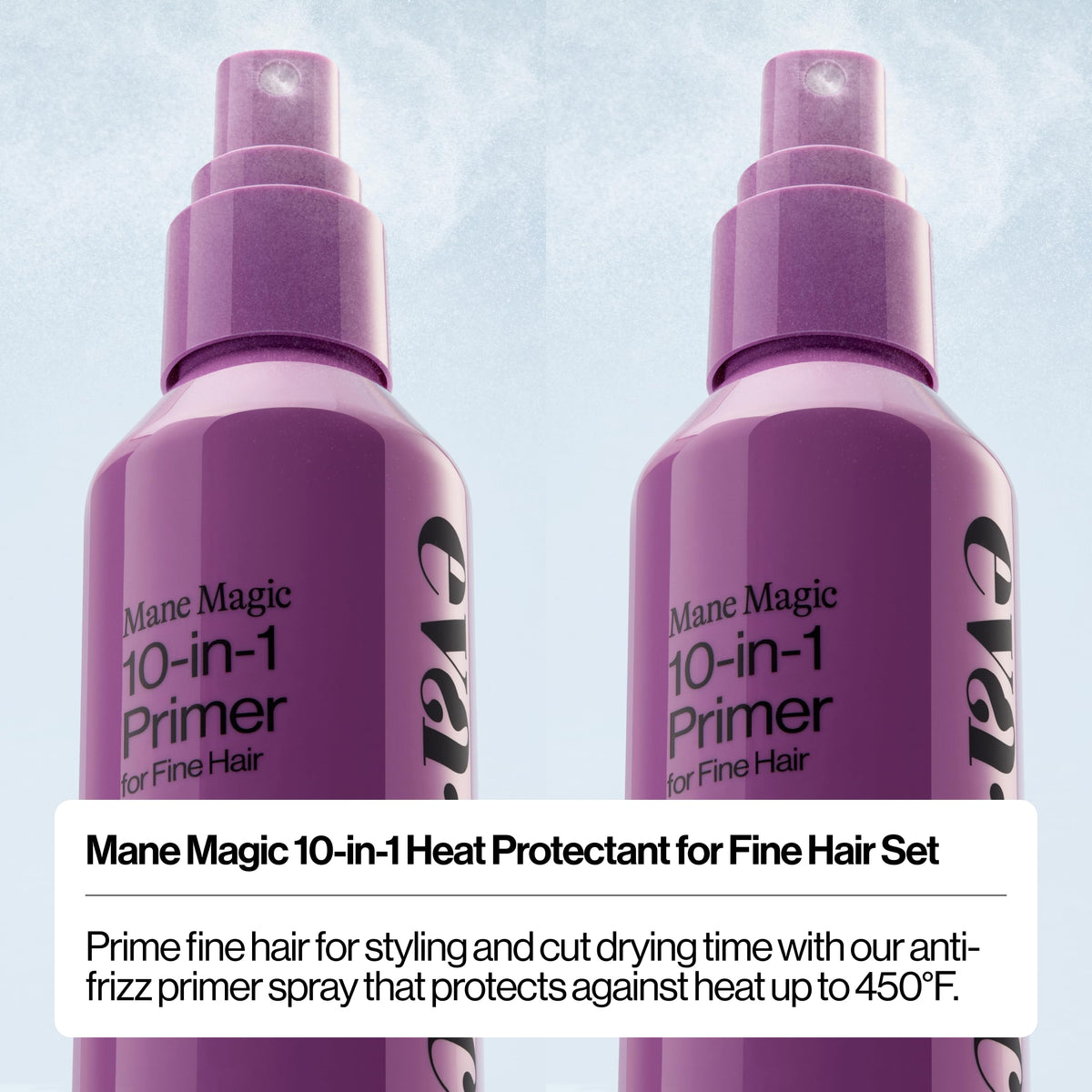 EVA·NYC fine mist spraying evenly for lightweight coverage