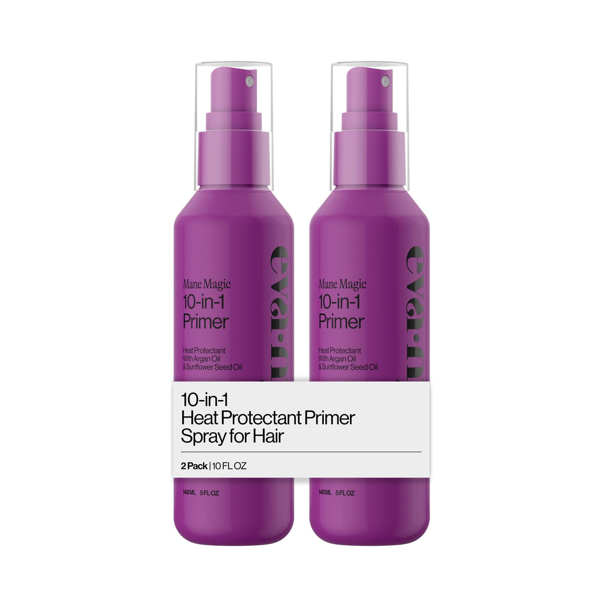 EVA·NYC front packaging showing two bottles and benefits