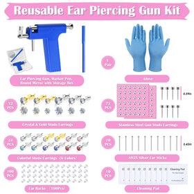 Evatage studs compared by size to choose appropriate piercing diameter