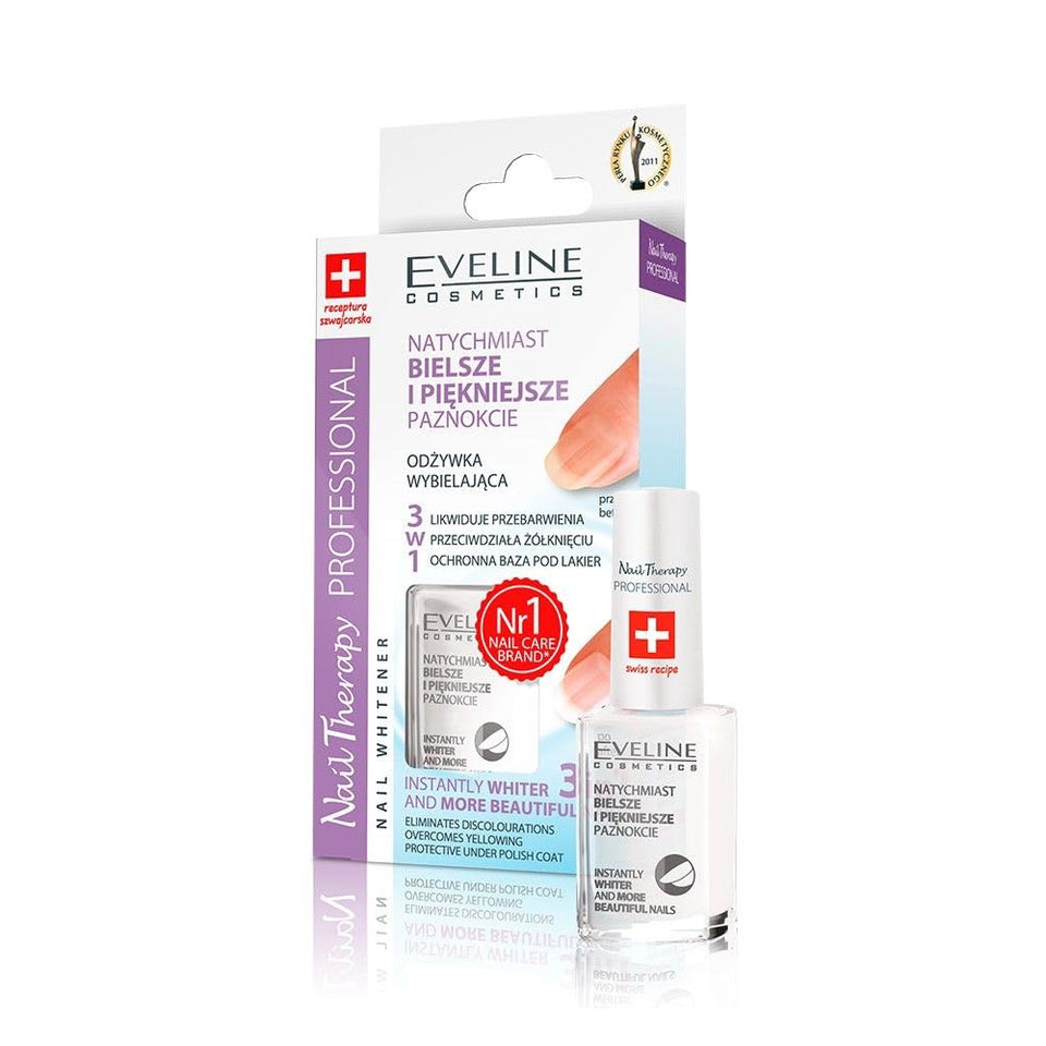 EVELINE COSMETICS front packaging showing bottle and label, quick recognition benefit