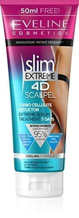 Eveline Cosmetics bottle front view showing product and immediate firming effect